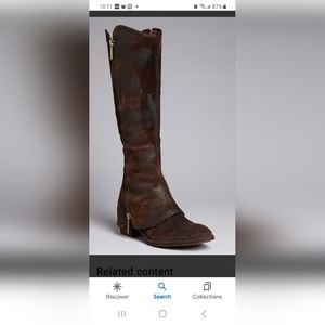 Donald Pliner Leather boots